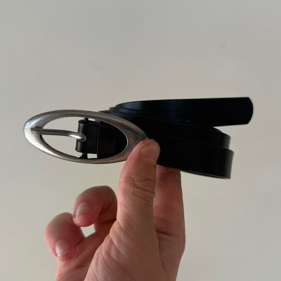 Black Silver Star Studded Belt Unisex Boho American Style 41.5" Long - Picture 9 of 9